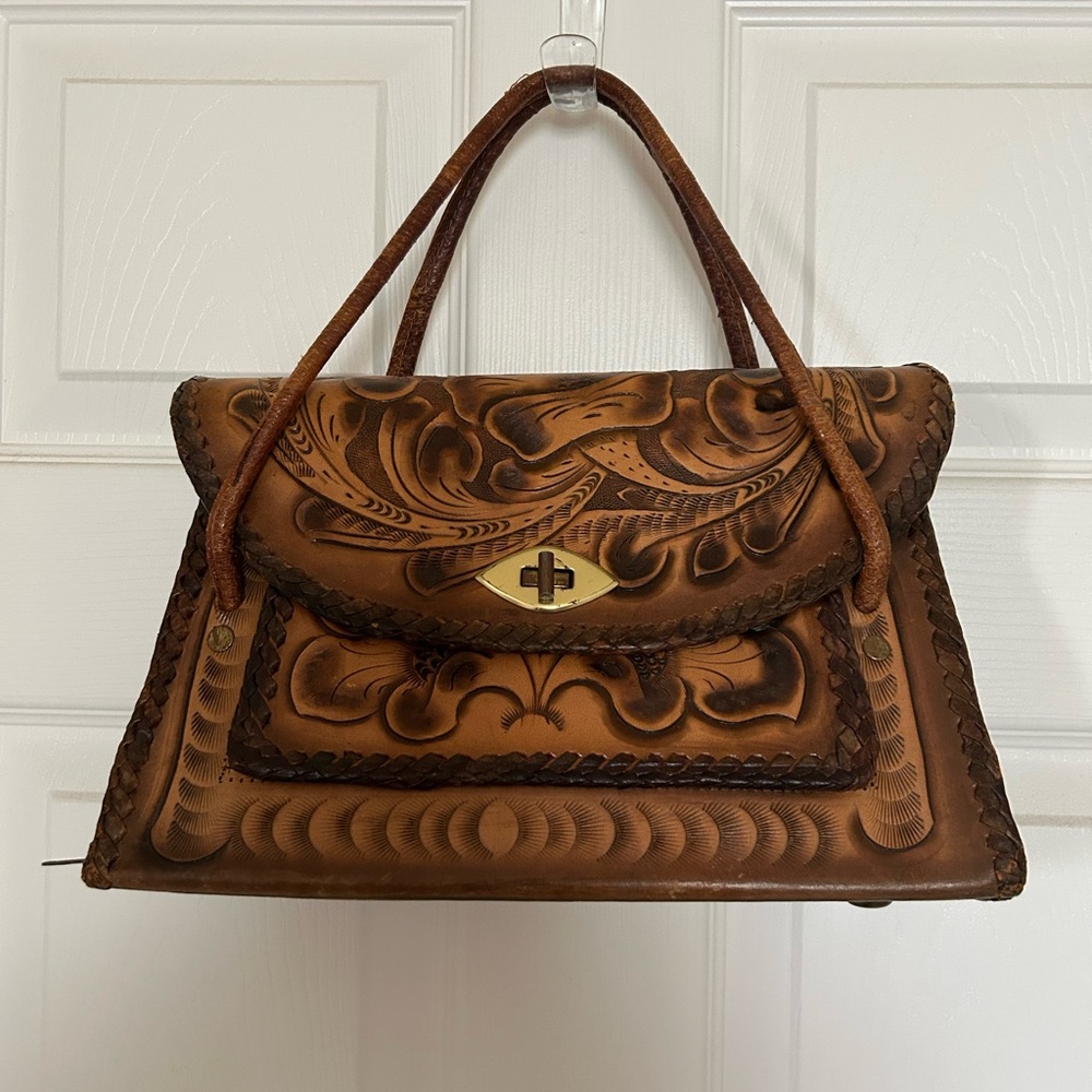 Brown Leather Handbag